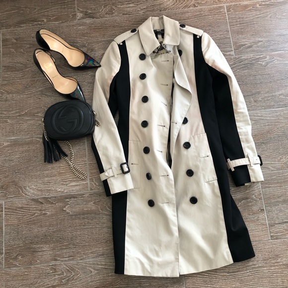 burberry slim fit trench coat